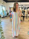 Stripes of Summer Maxi Dress