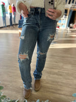 Destroyed Straight Fit Jeans by Judy Blue