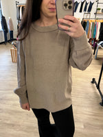 Cozy Days Long Sleeve Top in Mocha