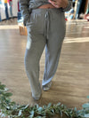 Softest Knit Wide Leg Pants in Light Gray